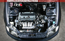 K-Tuned K-Swap Ram Intake 3.5" - V-Stack Filter (Wrinkle Black) - KTI-RAM-35BV