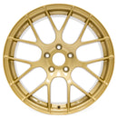 Enkei Raijin 18x9.5 35mm Offset 5x114.3 Bolt Pattern 72.6 Bore Diameter Gold Wheel - 467-895-6535GG