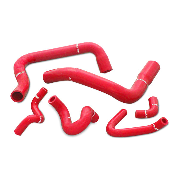 Mishimoto Silicone Radiator Hose Kit, Red - Ford Mustang GT/Cobra 1986-1993 - MMHOSE-MUS-86RD