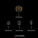 K-Tuned FPR (Standard) FPR w/Fittings and Gauge - KTD-FPR-08K