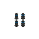 Blox Racing 11mm Adapter Top (1/2in) w/Viton O-Ring & Retaining Clip (Set of 4) - BXEF-AT-11S-4