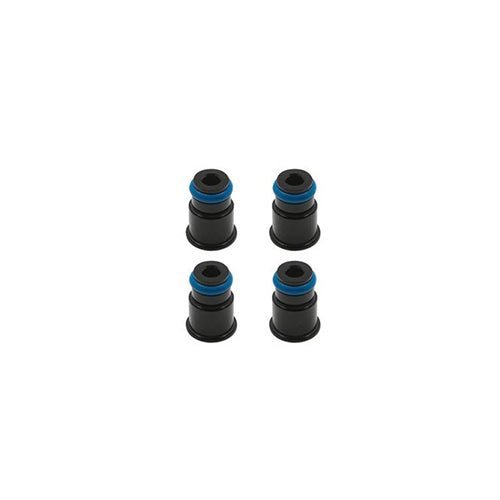 Blox Racing 11mm Adapter Top (1/2in) w/Viton O-Ring & Retaining Clip (Set of 4) - BXEF-AT-11S-4