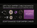 Acuity Instruments Shifter Cable Bushings - various Civic RSX TSX - 1917