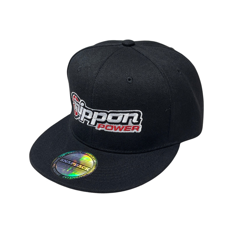 Nippon Power Logo Snap Back Cap - ALL BLACK - CAP002