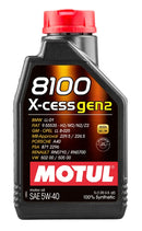 Motul 8100 5W40 X-Cess Gen2 Motor Oil - 1L (1.05qt) - 110904