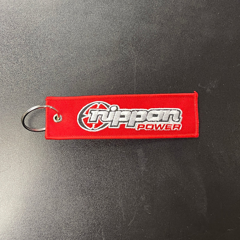 Nippon Power Embroidered Keychain Tag - SEND IT!