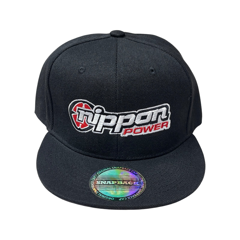 Nippon Power Logo Snap Back Cap - ALL BLACK - CAP002