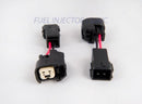 FIC Set of 4 US Car/EV6 (female) to Honda OBD2 (male) injector plug adaptors - PADPUtoH4S