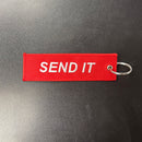 Nippon Power Embroidered Keychain Tag - SEND IT!