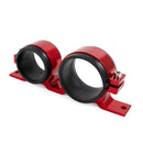 Fuel Pump Dual Bracket for Bosch 044 or similar 60mm OD, Red - FPDB-RED