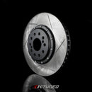 K-Tuned 2 Piece Rotor Kit - Replaces Stock Rotors - 2016+ Civic FK8 Type R - KTD-BKR-FK8