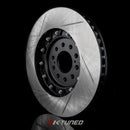 K-Tuned 2 Piece Rotor Kit - Replaces Stock Rotors - 2016+ Civic FK8 Type R - KTD-BKR-FK8
