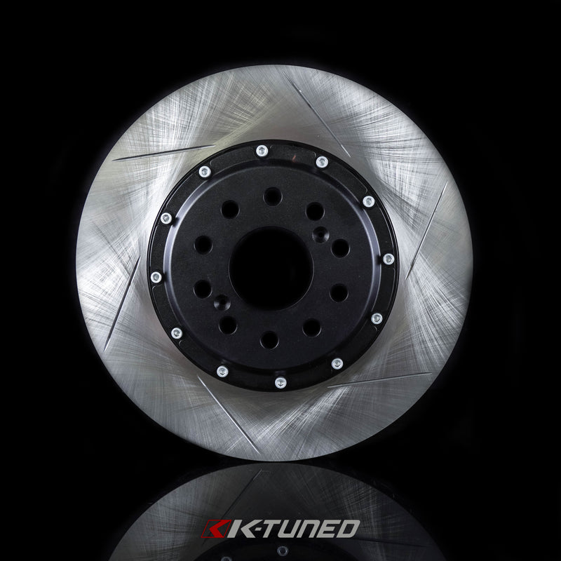 K-Tuned 2 Piece Rotor Kit - Replaces Stock Rotors - 2016+ Civic FK8 Type R - KTD-BKR-FK8