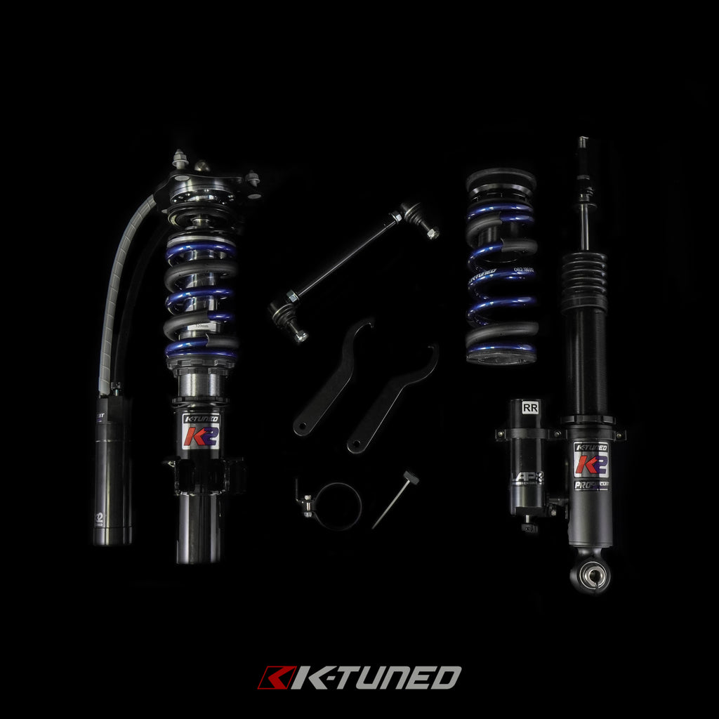 K-Tuned K2 Circuit Coilovers - 2017 - 2022 FK8 Type R - Front 14K / Re