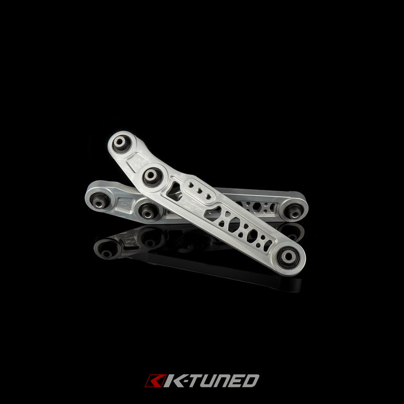 K-Tuned Rear Lower Control Arm (LCA) (Spherical) Silver - EF/EG/DC2 - KTD-RLS-S92