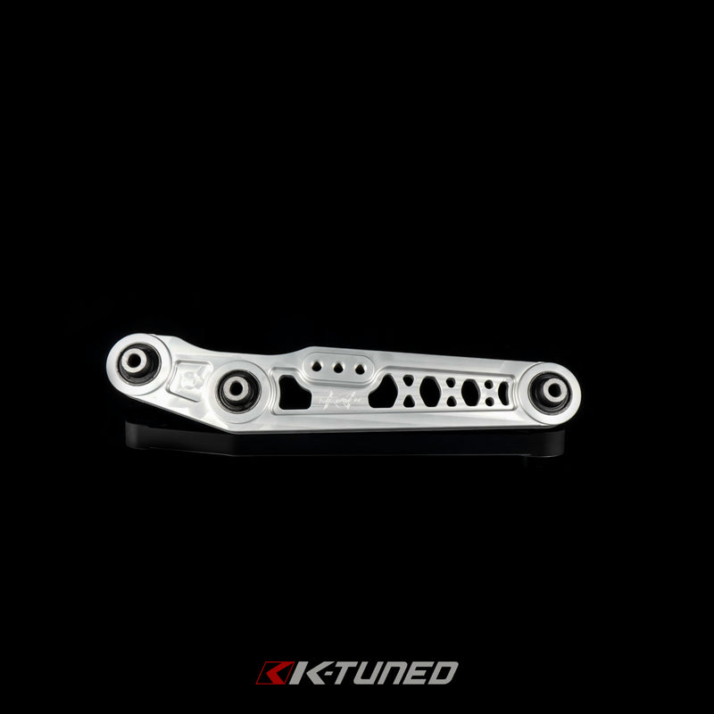K-Tuned Rear Lower Control Arm (LCA) (Spherical) Silver - EF/EG/DC2 - KTD-RLS-S92