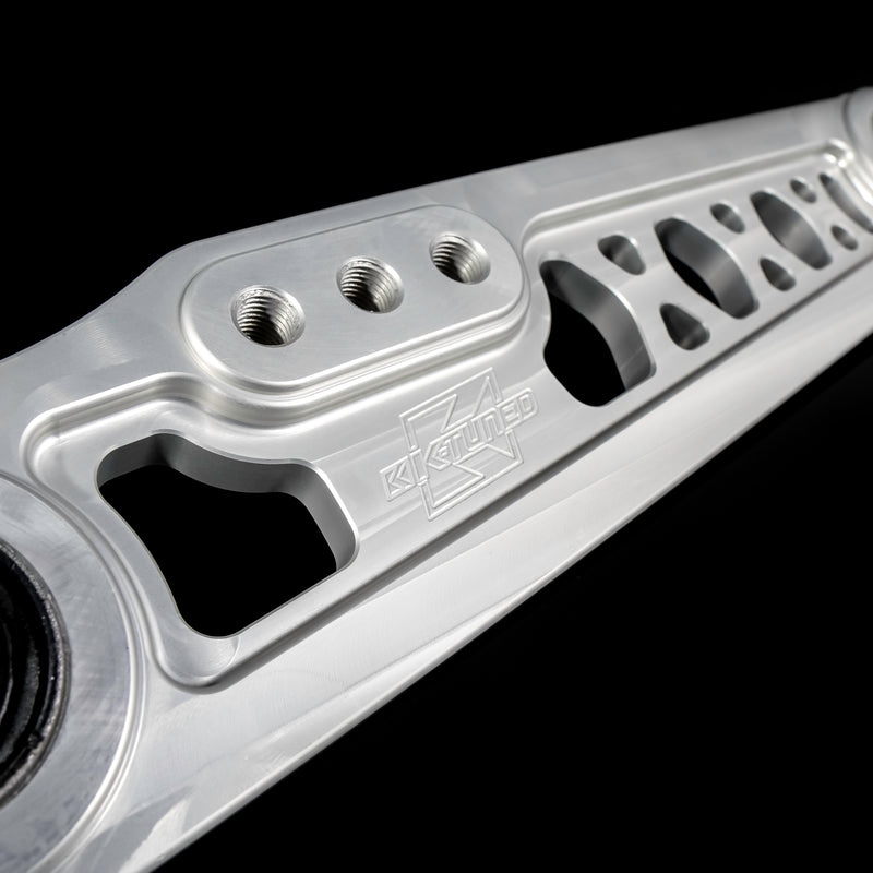 K-Tuned Rear Lower Control Arm (LCA) (Spherical) Silver - EF/EG/DC2 - KTD-RLS-S92
