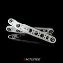 K-Tuned Rear Lower Control Arm (LCA) (Rubber) Silver - EK 96-00 Civic - KTD-RLR-S96