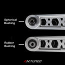 K-Tuned Rear Lower Control Arm (LCA) (Rubber) Silver - EK 96-00 Civic - KTD-RLR-S96