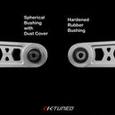 K-Tuned Rear Lower Control Arm (LCA) (Rubber) Silver - EF/EG/DC2 - KTD-RLR-S92