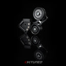 K-Tuned Side Mount Pulley Kit - K20 Anodized Black - KTD-SM2-K20