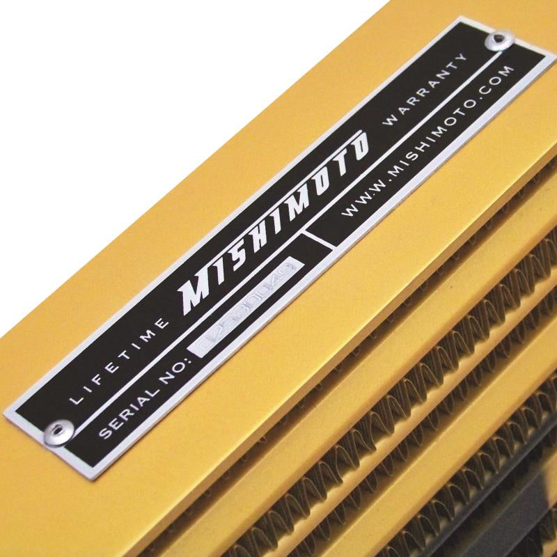 Mishimoto Universal Intercooler M-Line Eat Sleep Race Edition, All Gold - MMINT-UMG