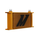 Mishimoto Universal 19 Row Oil Cooler, Gold - MMOC-19G