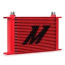 Mishimoto Universal 25-Row Oil Cooler, Red - MMOC-25RD