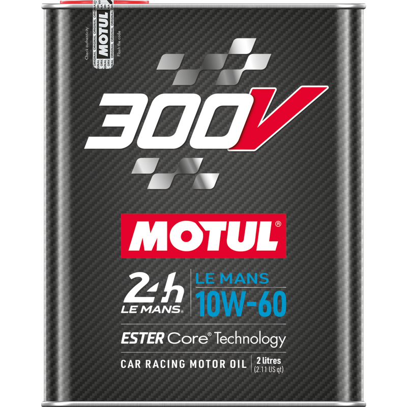 Motul 300V Le Mans 10W60 Synthetic Racing Motor Oil 2L (2.1qt) - 110864