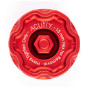Acuity Instruments Podium Oil Cap - Satin Red - Honda Acura - 1927-RED