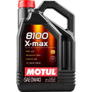 Motul 8100 X-MAX 0W40 Motor Oil - 5L (5.25 qt.) - 104533