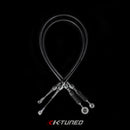 K-Tuned Shifter Cables - OEM Spec w/Spherical Bushing - 9th Gen Si - 12-15 Civic Si / K-Swap with K24Z7 Transmission - SFT-CAB-125