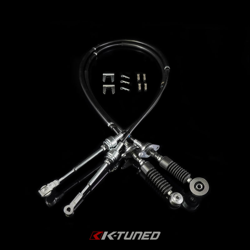 K-Tuned Shifter Cables 03-07 Accord / 04-08 TSX - OEM Spec w/Spherical Bushing - SFT-CAB-AC3