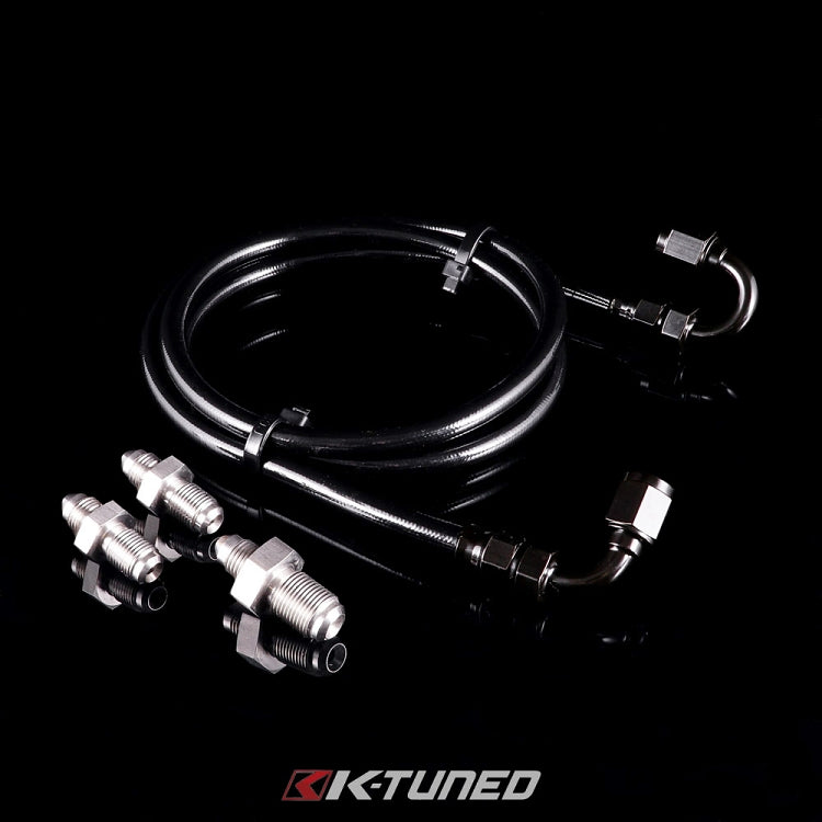 K-Tuned Stainless Clutch Line Kit - K-Swaps / RSX / 01-15 Civic - KTD-CLK-001
