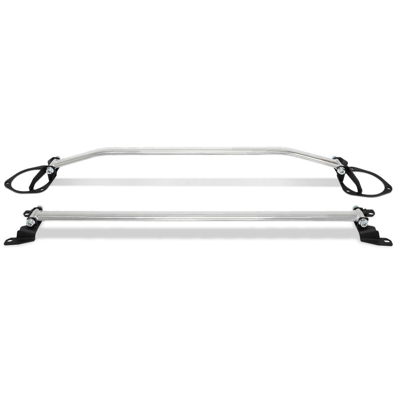 Blox Racing Front And Rear Strut Tower Bars Without Holes - 2015+ Subaru WRX STI - BXSS-50022-FR-RR