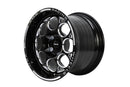 VMS Wheels Modulo 15x10 5x115 +20 Offset Black Milling Finish - VWMO015