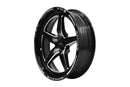 VMS Wheels Star 17x4.5 5x115 -25.4 Offset Black Milling Finish - VWST026