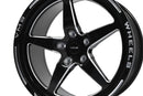 VMS Wheels Star 18x9.5 5x114.3 +40 Offset Black Milling Finish - VWST043