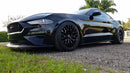 VMS Wheels Star 17x10 5x114.3 +54 Offset Polished Lip Black Milling Finish - VWST027