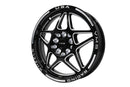 VMS Wheels Delta 15x3.5 5x100/114.3 +10 Offset Black Milling - VWDA004