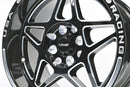 VMS Wheels Delta 15x8 4x100/114.3 +20 Offset Black Milling - VWDA001