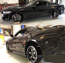 VMS Wheels Star 17x10 5x114.3 +54 Offset Black Milling Finish - VWST013