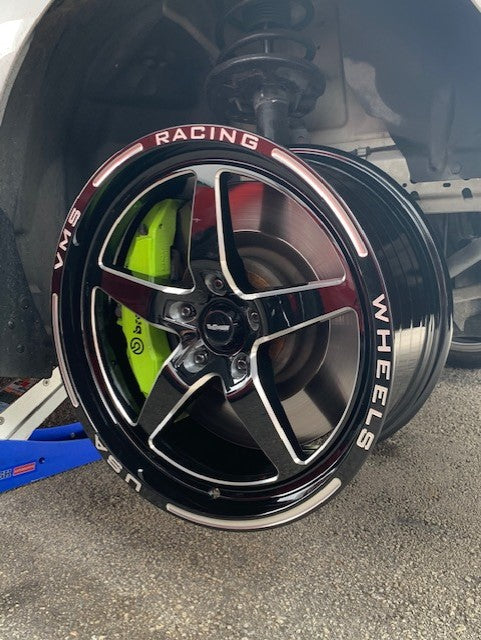 VMS Wheels Star 18x9.5 5x114.3 +35 Offset Black Milling Finish - VWST038