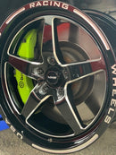 VMS Wheels Star 18x9.5 5x114.3 +40 Offset Black Milling Finish - VWST043