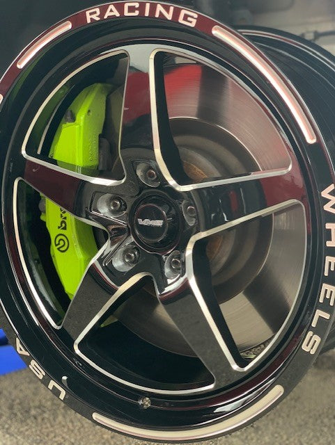 VMS Wheels Star 18x9.5 5x114.3 +35 Offset Black Milling Finish - VWST038