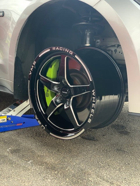 VMS Wheels Star 18x9.5 5x114.3 +35 Offset Black Milling Finish - VWST038