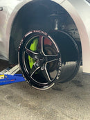 VMS Wheels Star 18x9.5 5x114.3 +40 Offset Black Milling Finish - VWST043