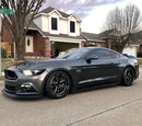 VMS Wheels Star 17x10 5x114.3 +54 Offset Polished Lip Black Milling Finish - VWST027
