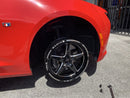 VMS Wheels Star 18x5 5x120 -25.4 Offset Black Milling Finish - VWST016