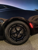 VMS Wheels Star 17x10 5x120 +44 Offset Polished Lip Black Milling Finish - VWST029